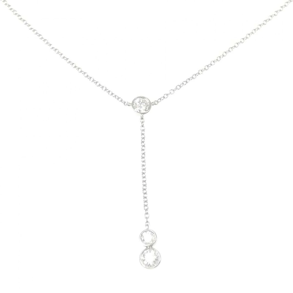 Tiffany Co Elsa Peretti Diamonds By The Yard Necklace Sterling Silver